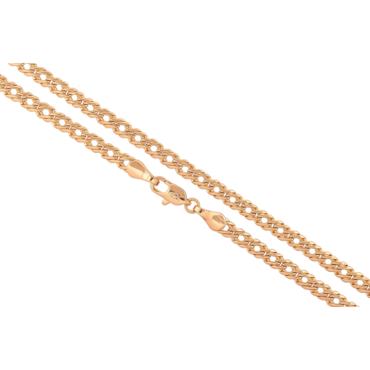 Цепочка Xuping цвет Позолота 18K "Плетение Двойной Ромб" длинна 50см х 4мм фото №19 Цепочка Xuping цвет Позолота 18K "Плетение Двойной Ромб" длинна 50см х 4мм фото №19