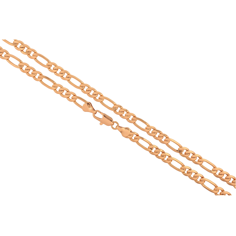 Цепочка Xuping цвет Позолота 18K "Плетение Фигаро" длина 55см х 6мм фото №4