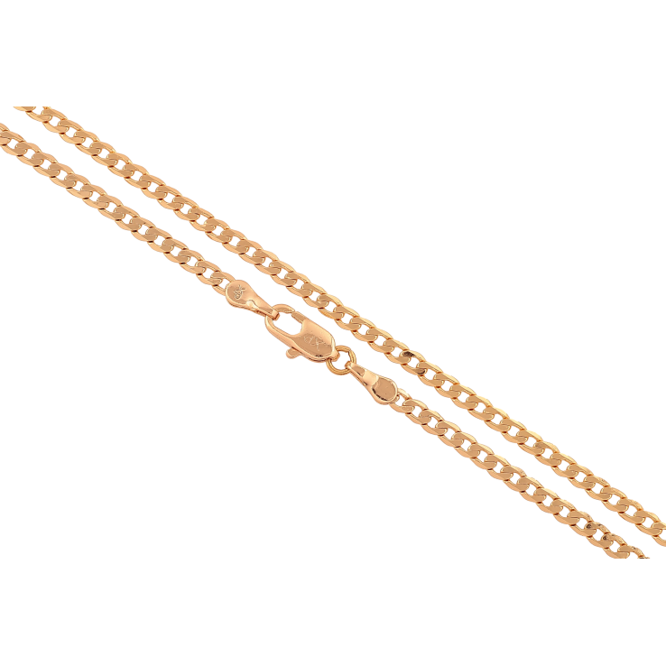 Ланцюжок Xuping колір Позолота 18K "Плетіння Панцирне" довжина 50см х 2.5мм фото №18 Ланцюжок Xuping колір Позолота 18K "Плетіння Панцирне" довжина 50см х 2.5мм фото №18
