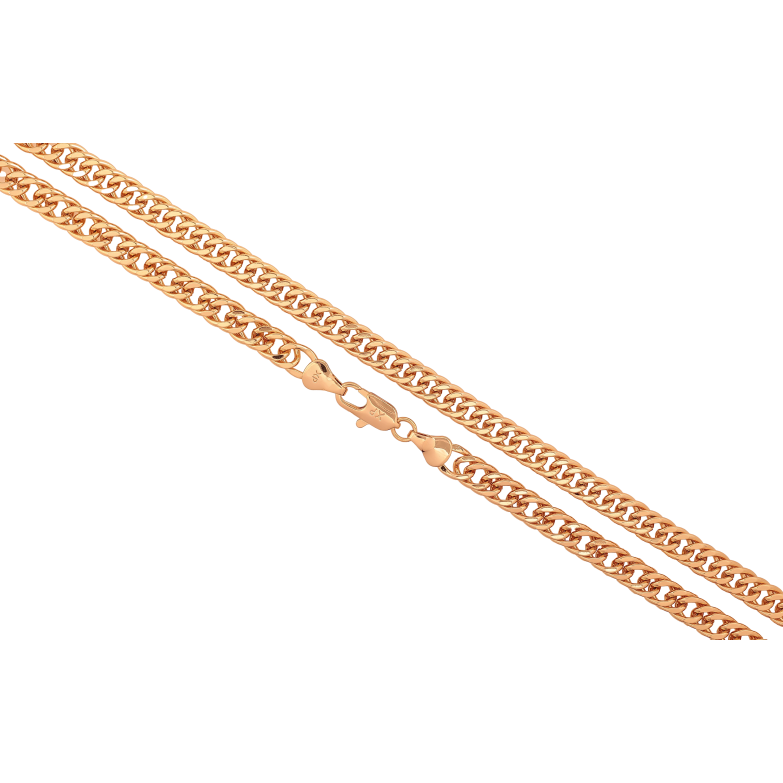 Ланцюжок Xuping колір Позолота 18K "Плетіння Кобра" довжина 50см х 6мм фото №2 Ланцюжок Xuping колір Позолота 18K "Плетіння Кобра" довжина 50см х 6мм фото №2