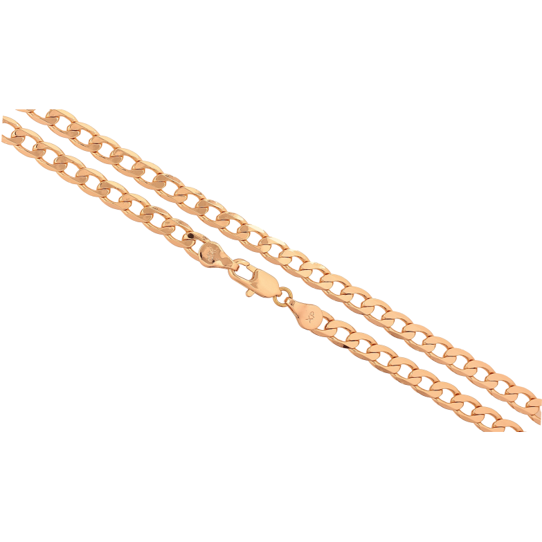 Цепочка Xuping цвет Позолота 18K "Плетение Панцирное" длинна 45см х 5мм фото №6