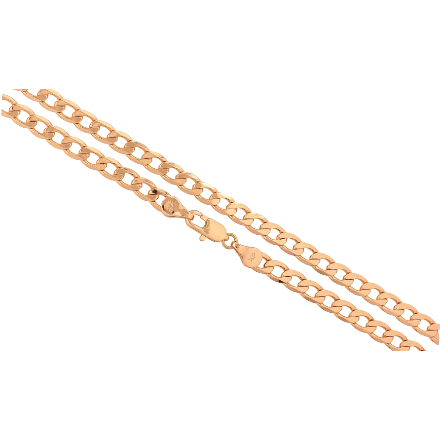 Цепочка Xuping цвет Позолота 18K "Плетение Панцирное" длинна 45см х 5мм фото №1