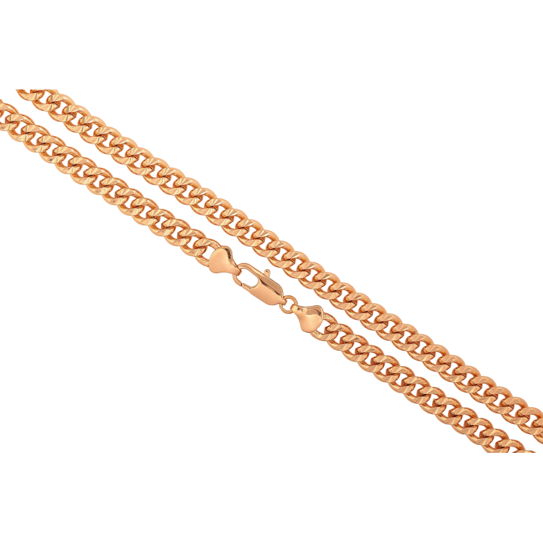 Ланцюжок Xuping колір Позолота 18K "Плетіння Панцирне з візерунком" довжина 55см х 7мм фото №1 Ланцюжок Xuping колір Позолота 18K "Плетіння Панцирне з візерунком" довжина 55см х 7мм фото №1