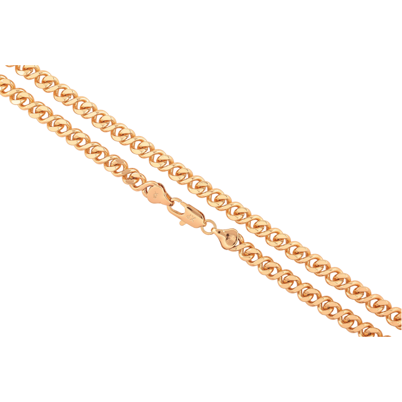 Ланцюжок Xuping колір Позолота 18K "Плетіння Вісімка" довжина 51см х 6мм фото №3 Ланцюжок Xuping колір Позолота 18K "Плетіння Вісімка" довжина 51см х 6мм фото №3