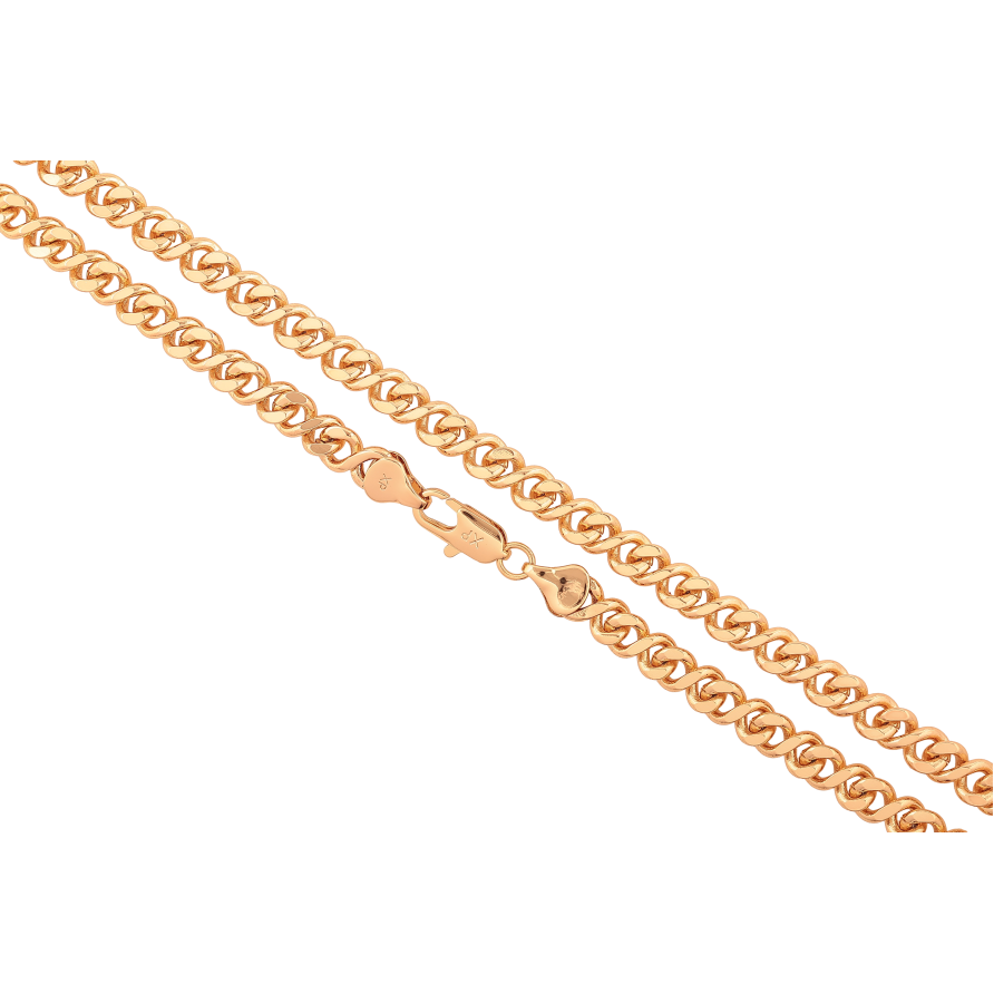 Ланцюжок Xuping колір Позолота 18K "Плетіння Вісімка" довжина 51см х 6мм фото №1 Ланцюжок Xuping колір Позолота 18K "Плетіння Вісімка" довжина 51см х 6мм фото №1