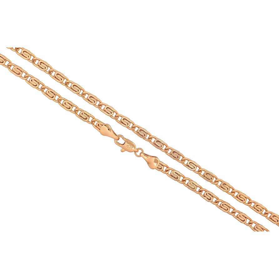 Цепочка Xuping цвет Позолота 18K "Плетение Улитка" длинна 45см х 4мм фото №1 Цепочка Xuping цвет Позолота 18K "Плетение Улитка" длинна 45см х 4мм фото №1