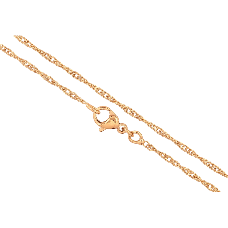 Цепочка Xuping цвет Позолота 18K "Плетение Сингапур" длинна 45см х 2мм фото №1 Цепочка Xuping цвет Позолота 18K "Плетение Сингапур" длинна 45см х 2мм фото №1