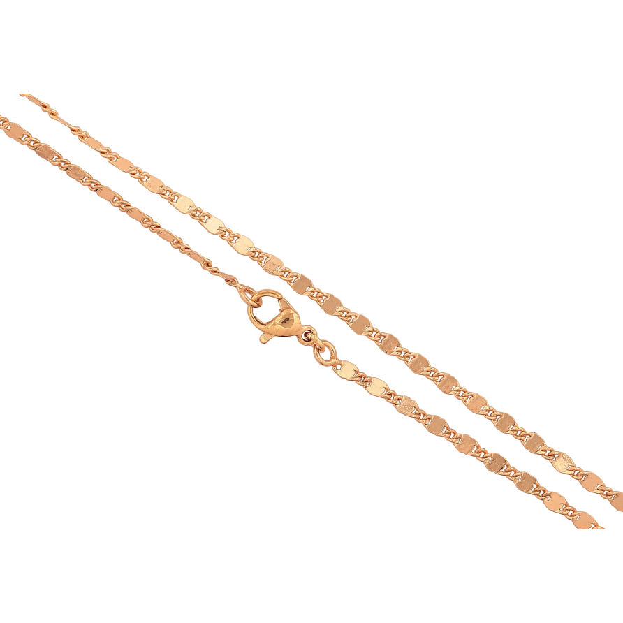 Цепочка Xuping цвет Позолота 18K "Плетение Панцирное с прокаткой" длинна 50см х 3мм фото №1 Цепочка Xuping цвет Позолота 18K "Плетение Панцирное с прокаткой" длинна 50см х 3мм фото №1