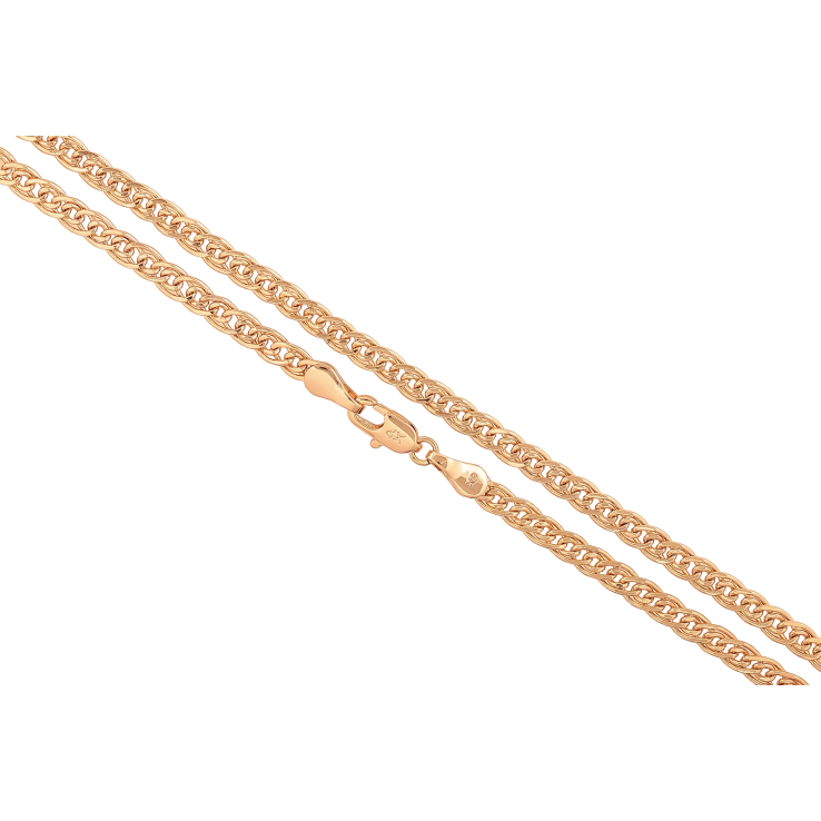 Цепочка Xuping цвет Позолота 18K "Плетение Нонна" длинна 60см х 4мм фото №10 Цепочка Xuping цвет Позолота 18K "Плетение Нонна" длинна 60см х 4мм фото №10
