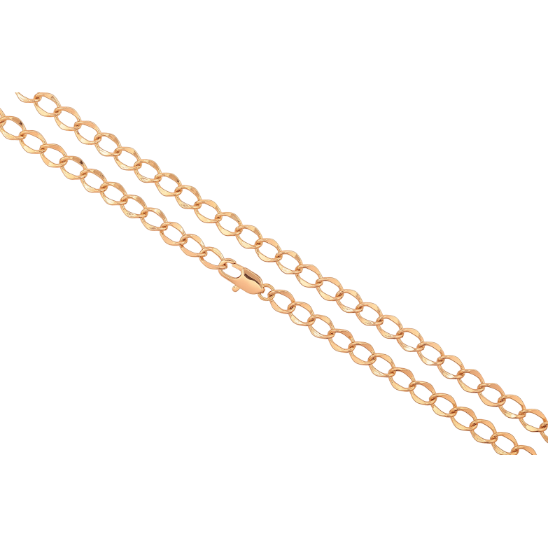 Цепочка Xuping цвет Позолота 18K "Плетение Панцирное" длинна 44см х 5мм фото №6