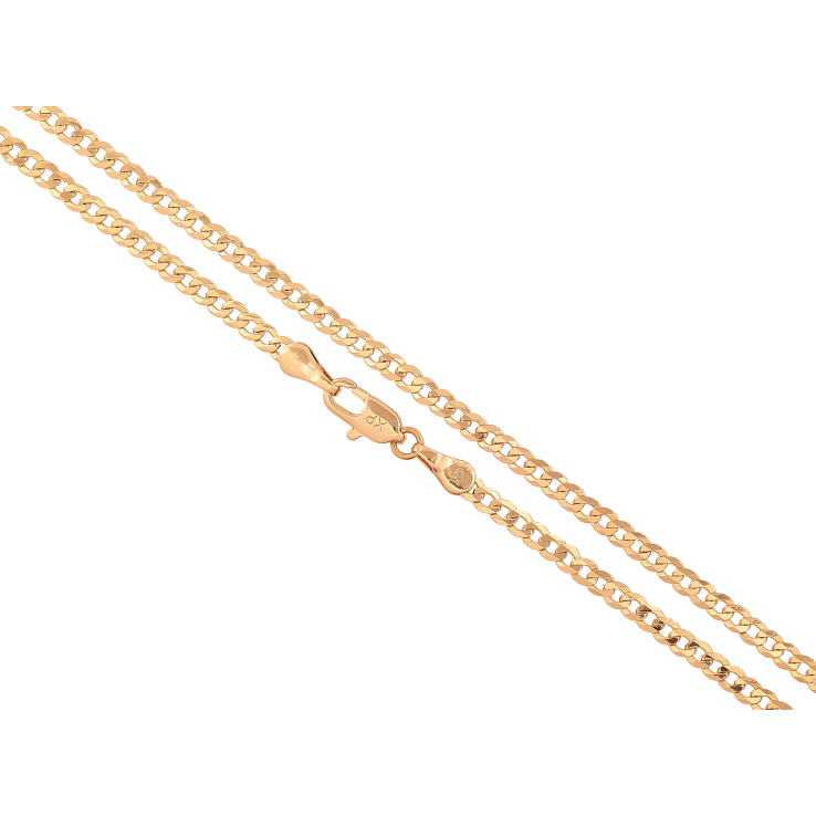 Цепочка Xuping цвет Позолота 18K "Плетение Панцирное" длинна 55см х 3мм фото №16 Цепочка Xuping цвет Позолота 18K "Плетение Панцирное" длинна 55см х 3мм фото №16