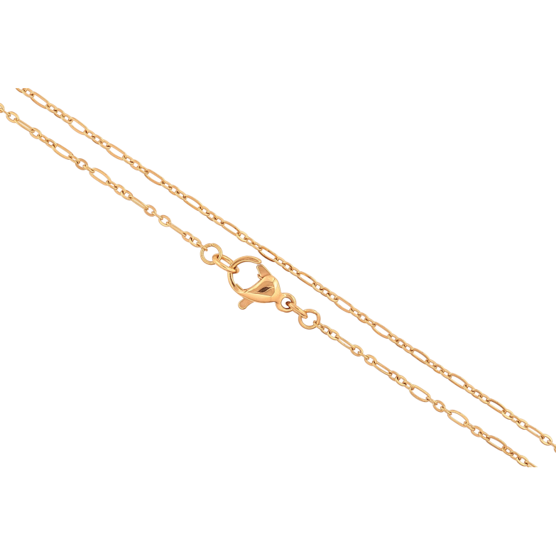 Ланцюжок Xuping колір Позолота 18K "Плетіння Якірне 3+1" довжина 46см х 1.5мм фото №2 Ланцюжок Xuping колір Позолота 18K "Плетіння Якірне 3+1" довжина 46см х 1.5мм фото №2