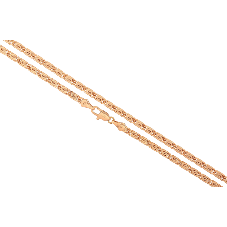 Цепочка Xuping цвет Позолота 18K "Плетение Улитка" длинна 45см х 4мм фото №9 Цепочка Xuping цвет Позолота 18K "Плетение Улитка" длинна 45см х 4мм фото №9