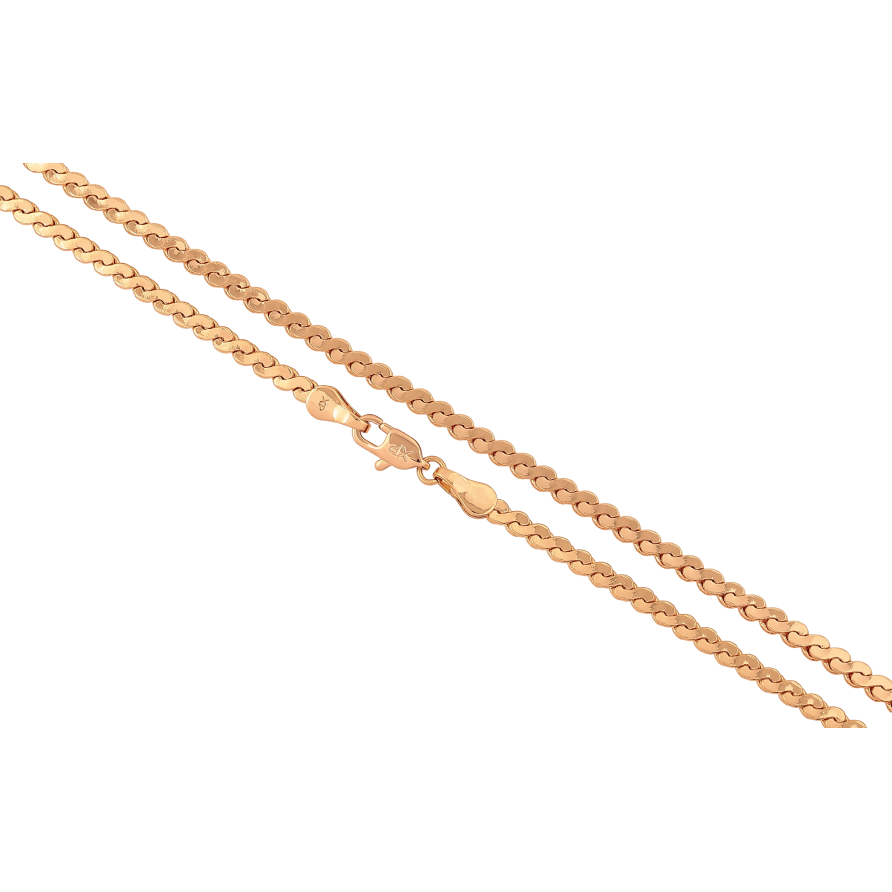 Цепочка Xuping цвет Позолота 18K "Плетение Серпантин" длинна 50см х 3мм фото №1 Цепочка Xuping цвет Позолота 18K "Плетение Серпантин" длинна 50см х 3мм фото №1
