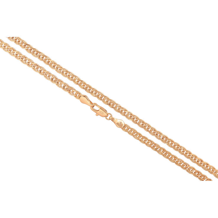 Цепочка Xuping цвет Позолота 18K "Плетение Нонна" длинна 55см х 4мм фото №11 Цепочка Xuping цвет Позолота 18K "Плетение Нонна" длинна 55см х 4мм фото №11