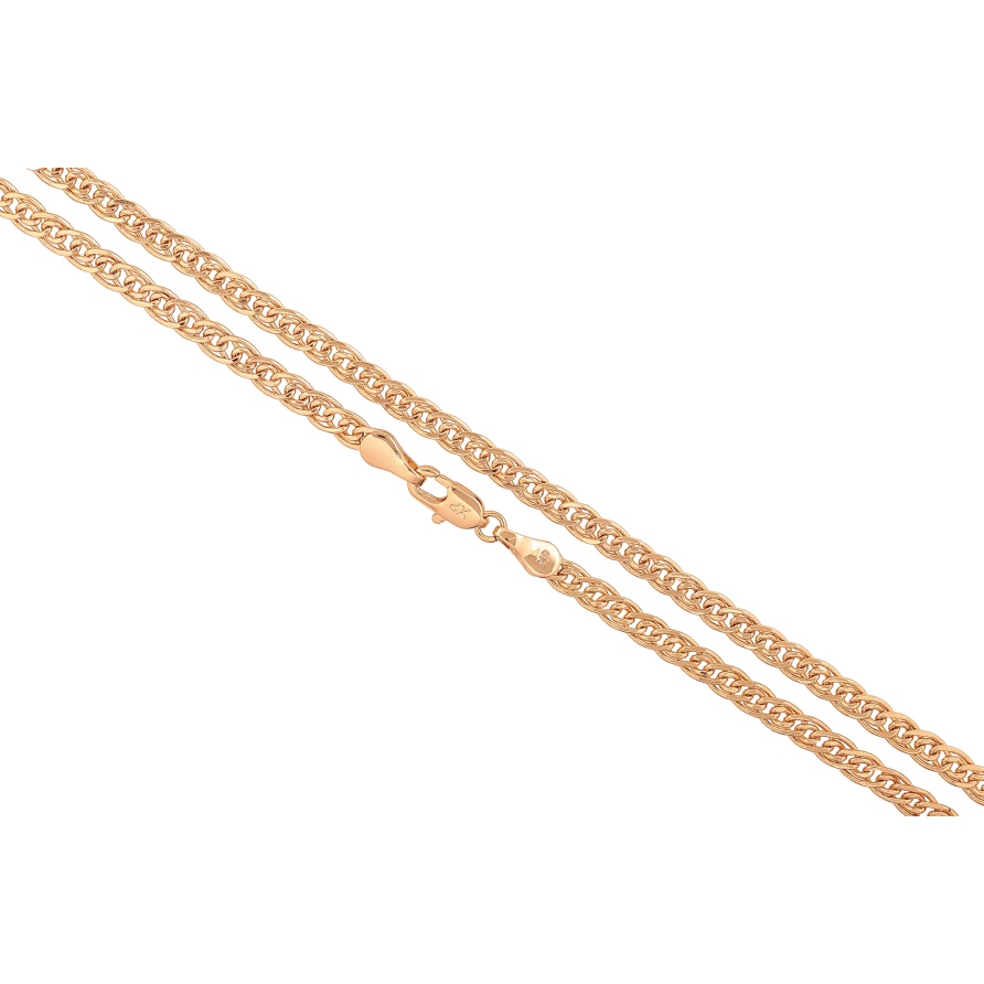 Цепочка Xuping цвет Позолота 18K "Плетение Нонна" длинна 55см х 4мм фото №1 Цепочка Xuping цвет Позолота 18K "Плетение Нонна" длинна 55см х 4мм фото №1
