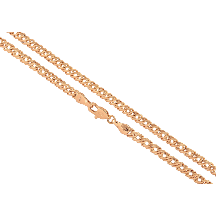 Цепочка Xuping цвет Позолота 18K "Плетение Двойной Ромб" длинна 50см х 4мм фото №1 Цепочка Xuping цвет Позолота 18K "Плетение Двойной Ромб" длинна 50см х 4мм фото №1