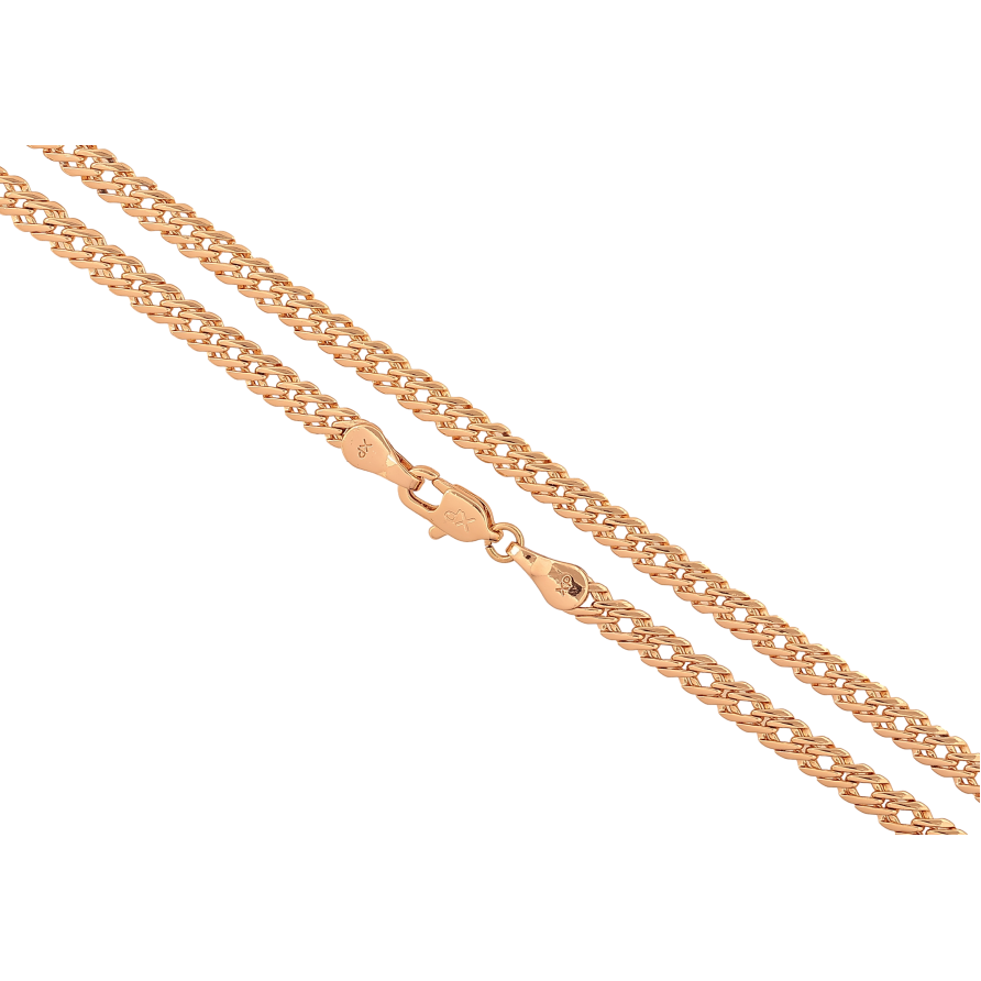 Цепочка Xuping цвет Позолота 18K "Плетение Двойной Ромб" длинна 50см х 4мм фото №1 Цепочка Xuping цвет Позолота 18K "Плетение Двойной Ромб" длинна 50см х 4мм фото №1