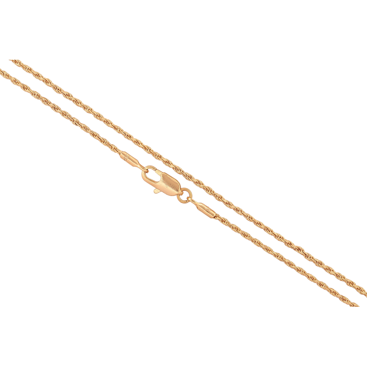 Цепочка Xuping цвет Позолота 18K "Плетение Веревка" длинна 45см х 1.5мм фото №19