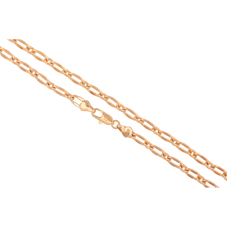 Ланцюжок Xuping колір Позолота 18K "Плетіння Фантазійне" довжина 52см х 6мм фото №3