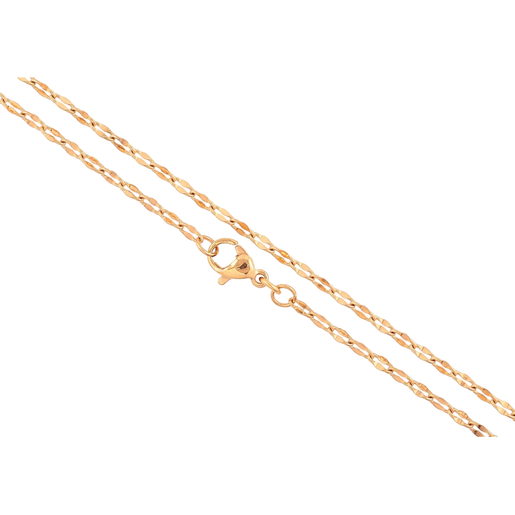 Цепочка Xuping цвет Позолота 18K "Плетение Фантазийное" длинна 46см х 2.5мм фото №6