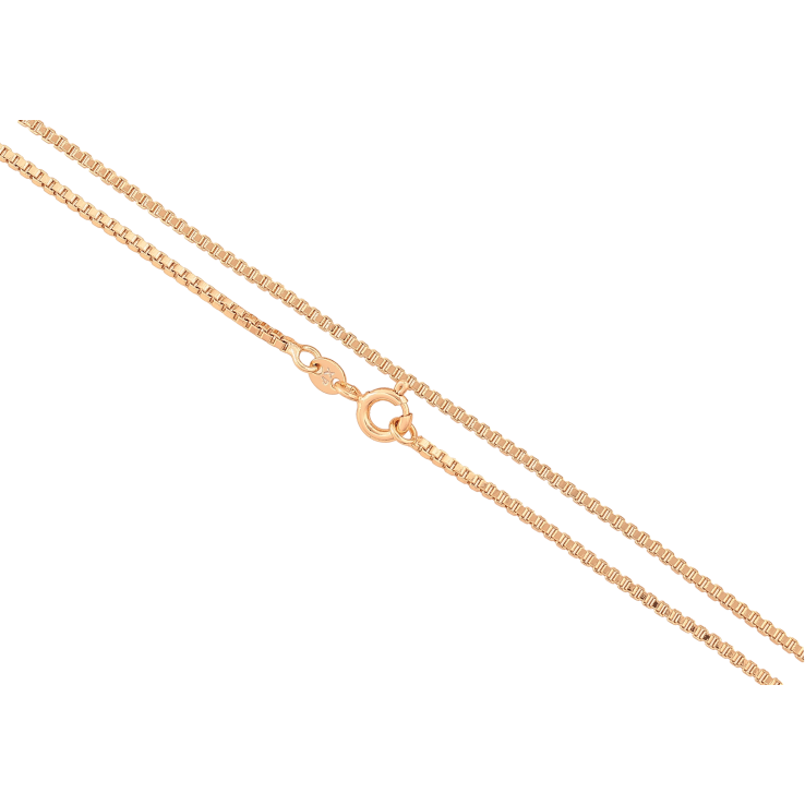 Цепочка Xuping цвет Позолота 18K "Плетение Венецианское" длинна 50см х 1.5мм фото №2 Цепочка Xuping цвет Позолота 18K "Плетение Венецианское" длинна 50см х 1.5мм фото №2