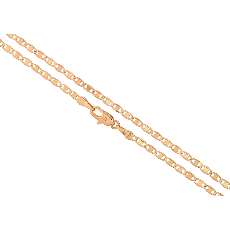 Ланцюжок Xuping колір Позолота 18K "Плетіння Морський ланцюг" довжина 50см х 2.5мм фото №6 Ланцюжок Xuping колір Позолота 18K "Плетіння Морський ланцюг" довжина 50см х 2.5мм фото №6