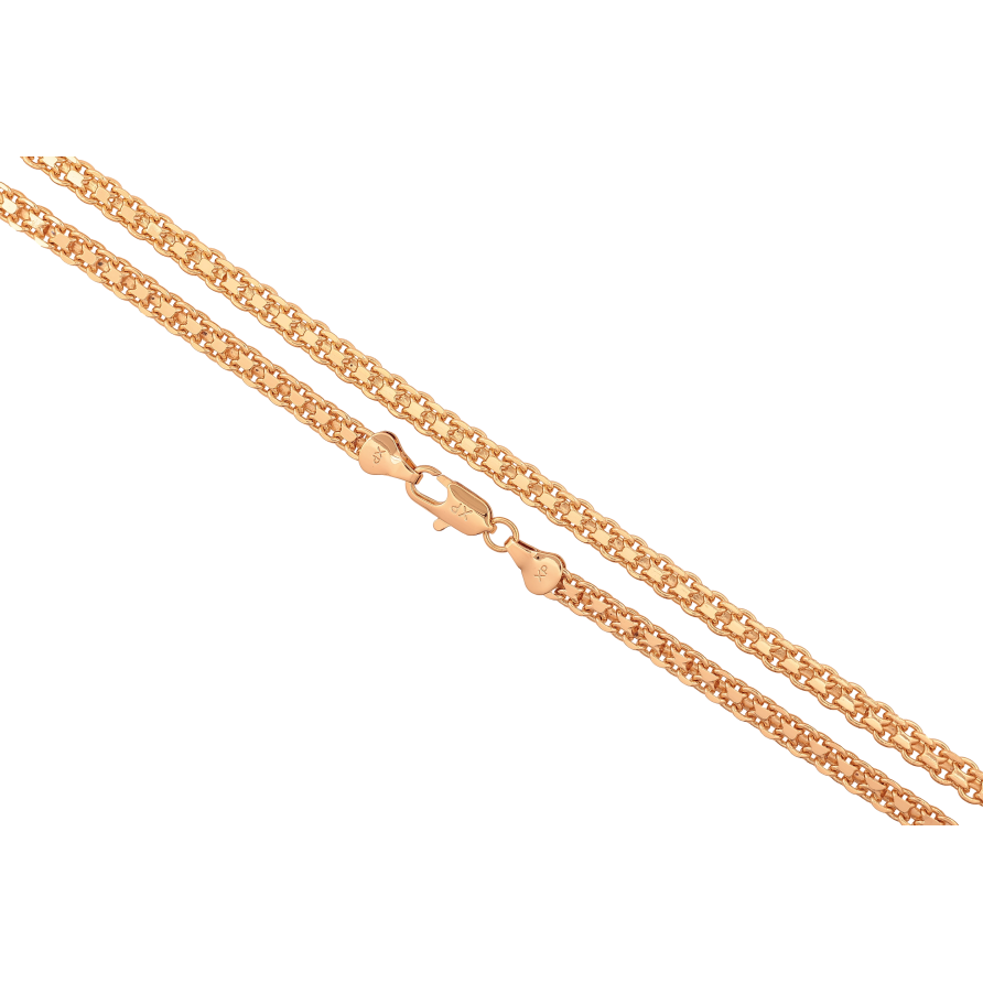 Ланцюжок Xuping колір Позолота 18K "Плетіння Італійський Бісмарк" довжина 51см х 5мм фото №1 Ланцюжок Xuping колір Позолота 18K "Плетіння Італійський Бісмарк" довжина 51см х 5мм фото №1