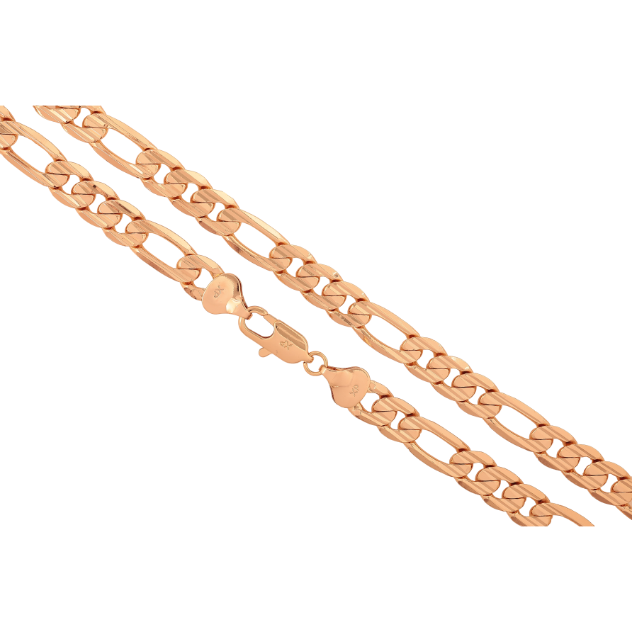 Цепочка Xuping цвет Позолота 18K "Плетение Фигаро с узором" длинна 61см х 10мм фото №1 Цепочка Xuping цвет Позолота 18K "Плетение Фигаро с узором" длинна 61см х 10мм фото №1