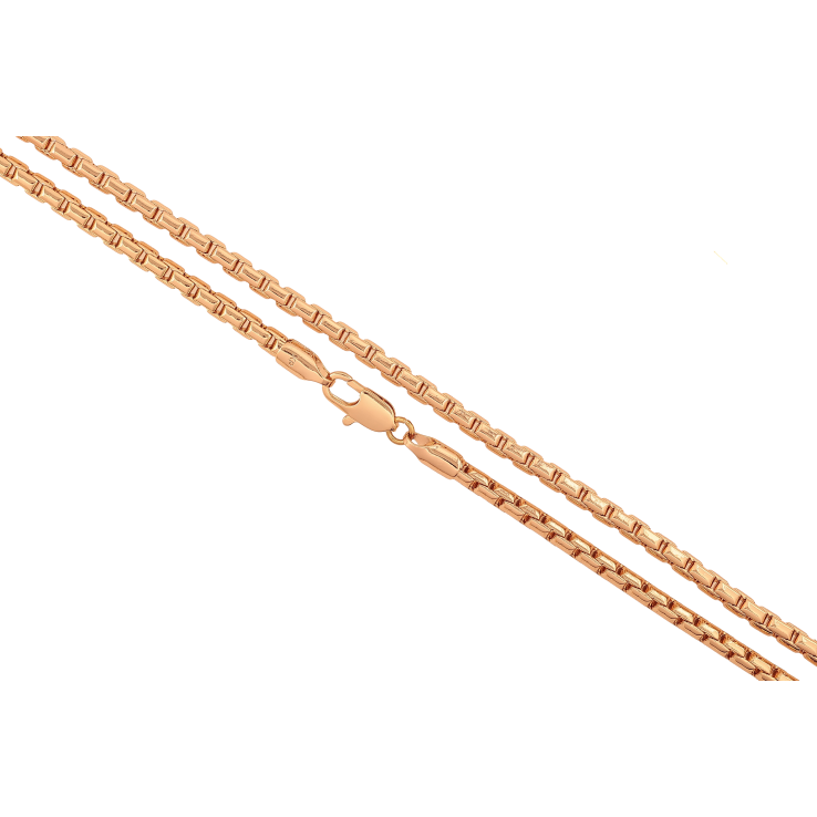 Ланцюжок Xuping колір Позолота 18K "Плетіння Венеціанське" довжина 50см х 3мм фото №25 Ланцюжок Xuping колір Позолота 18K "Плетіння Венеціанське" довжина 50см х 3мм фото №25