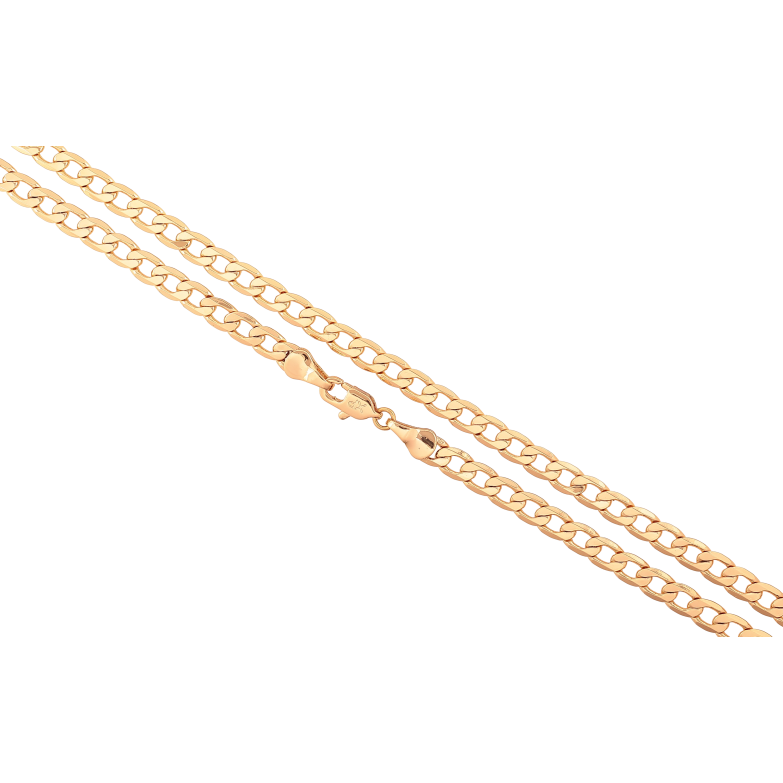Цепочка Xuping цвет Позолота 18K "Плетение Панцирное" длина 59см х 4мм фото №4