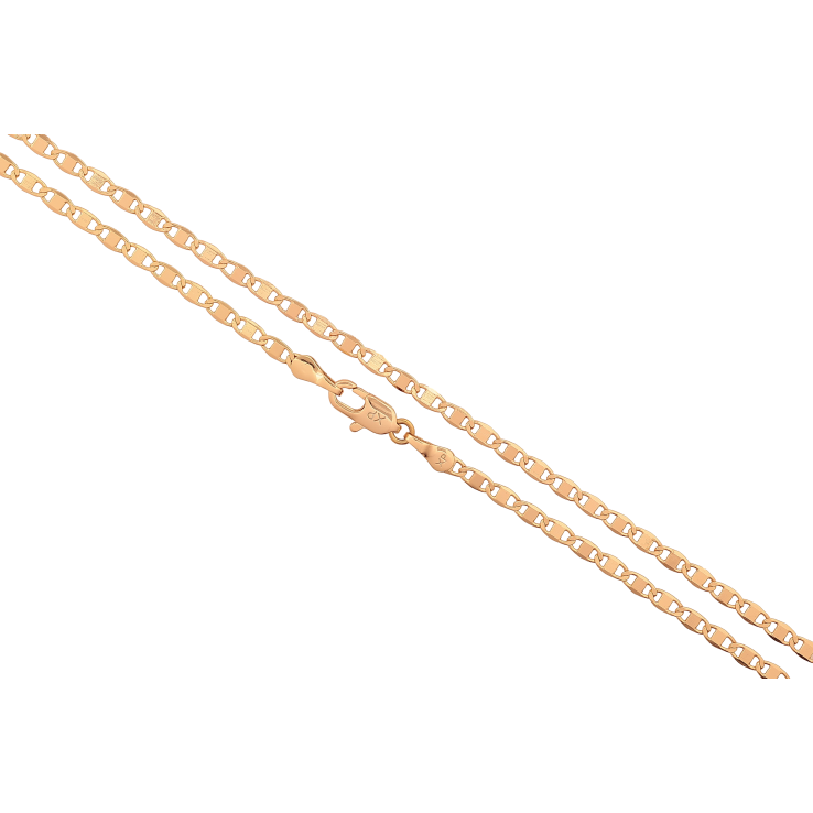 Ланцюжок Xuping колір Позолота 18K "Плетіння Морський ланцюг" довжина 45см х 3мм фото №4