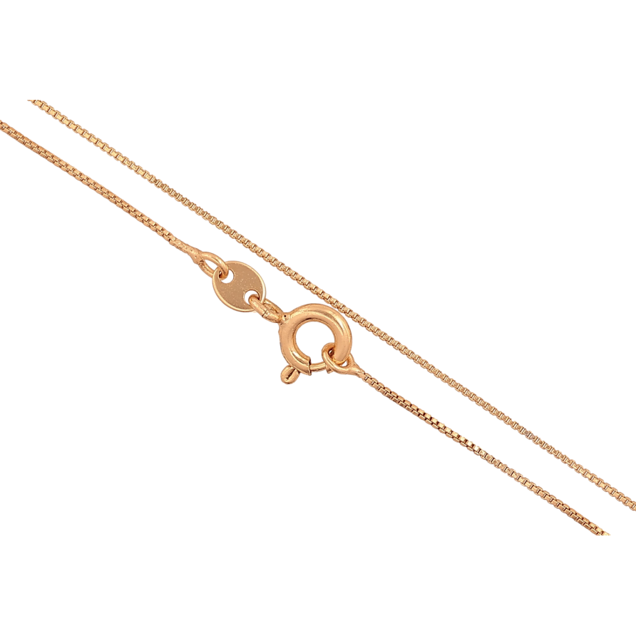 Ланцюжок Xuping колір Позолота 18K "Плетіння Венеціанське" довжина 45см х 1мм фото №1