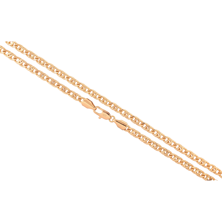 Цепочка Xuping цвет Позолота 18K "Плетение Птичий глаз" длинна 50см х 4мм фото №5 Цепочка Xuping цвет Позолота 18K "Плетение Птичий глаз" длинна 50см х 4мм фото №5