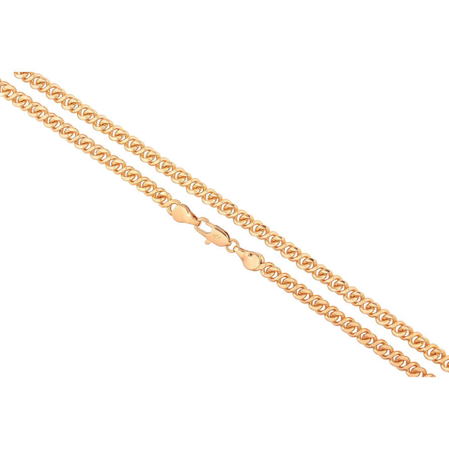 Цепочка Xuping цвет Позолота 18K "Плетение Восьмерка" длинна 51см х 4.5мм фото №1 Цепочка Xuping цвет Позолота 18K "Плетение Восьмерка" длинна 51см х 4.5мм фото №1