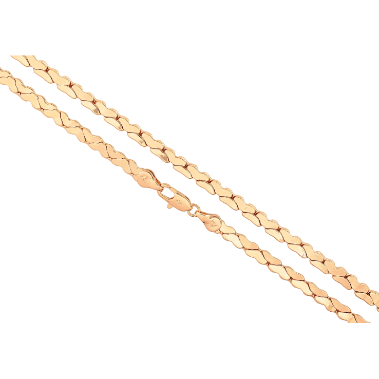 Цепочка Xuping цвет Позолота 18K "Плетение Фантазийное" длинна 50см х 4мм фото №25 Цепочка Xuping цвет Позолота 18K "Плетение Фантазийное" длинна 50см х 4мм фото №25