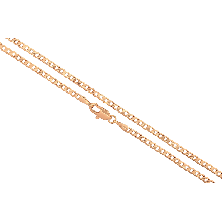 Цепочка Xuping цвет Позолота 18K "Плетение Панцирное" длинна 55см х 3мм фото №5 Цепочка Xuping цвет Позолота 18K "Плетение Панцирное" длинна 55см х 3мм фото №5