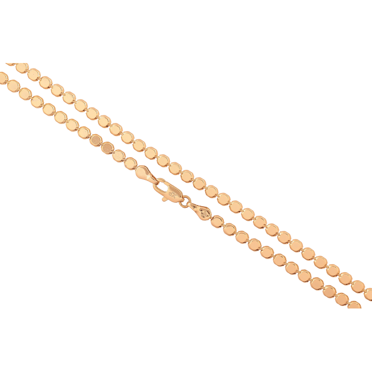 Цепочка Xuping цвет Позолота 18K "Плетение Перлина" длина 45см х 3мм фото №17 Цепочка Xuping цвет Позолота 18K "Плетение Перлина" длина 45см х 3мм фото №17