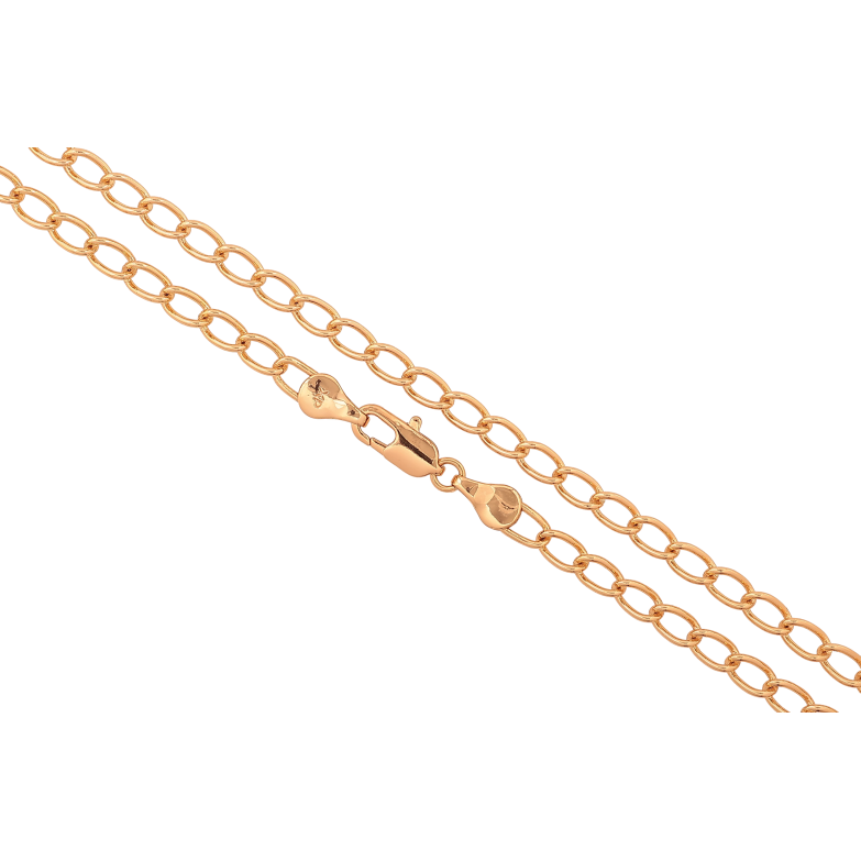 Ланцюжок Xuping колір Позолота 18K "Плетіння Панцирне" довжина 45см х 4мм фото №1