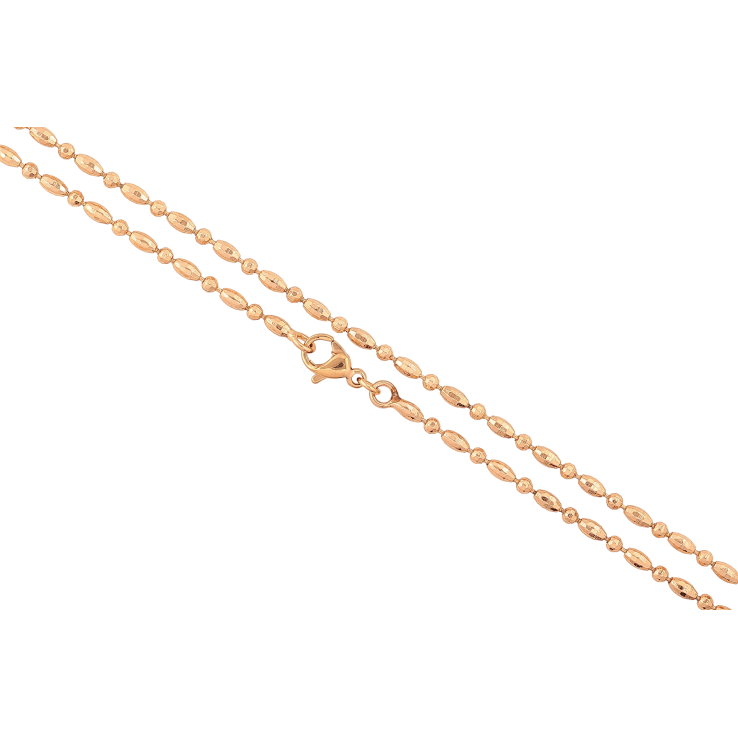 Ланцюжок Xuping колір Позолота 18K "Плетіння Перлина" довжина 46см х 2мм фото №18 Ланцюжок Xuping колір Позолота 18K "Плетіння Перлина" довжина 46см х 2мм фото №18