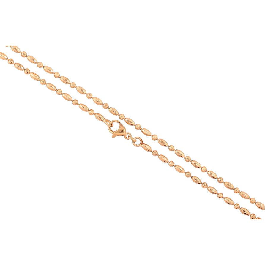 Ланцюжок Xuping колір Позолота 18K "Плетіння Перлина" довжина 46см х 2мм фото №1
