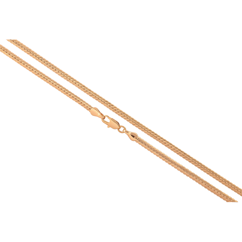 Ланцюжок Xuping колір Позолота 18K "Плетіння Париджина" довжина 55см х 3мм фото №7 Ланцюжок Xuping колір Позолота 18K "Плетіння Париджина" довжина 55см х 3мм фото №7