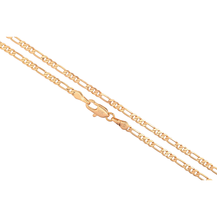 Ланцюжок Xuping колір Позолота 18K "Плетіння Фігаро" довжина 50см х 2.5мм фото №11 Ланцюжок Xuping колір Позолота 18K "Плетіння Фігаро" довжина 50см х 2.5мм фото №11