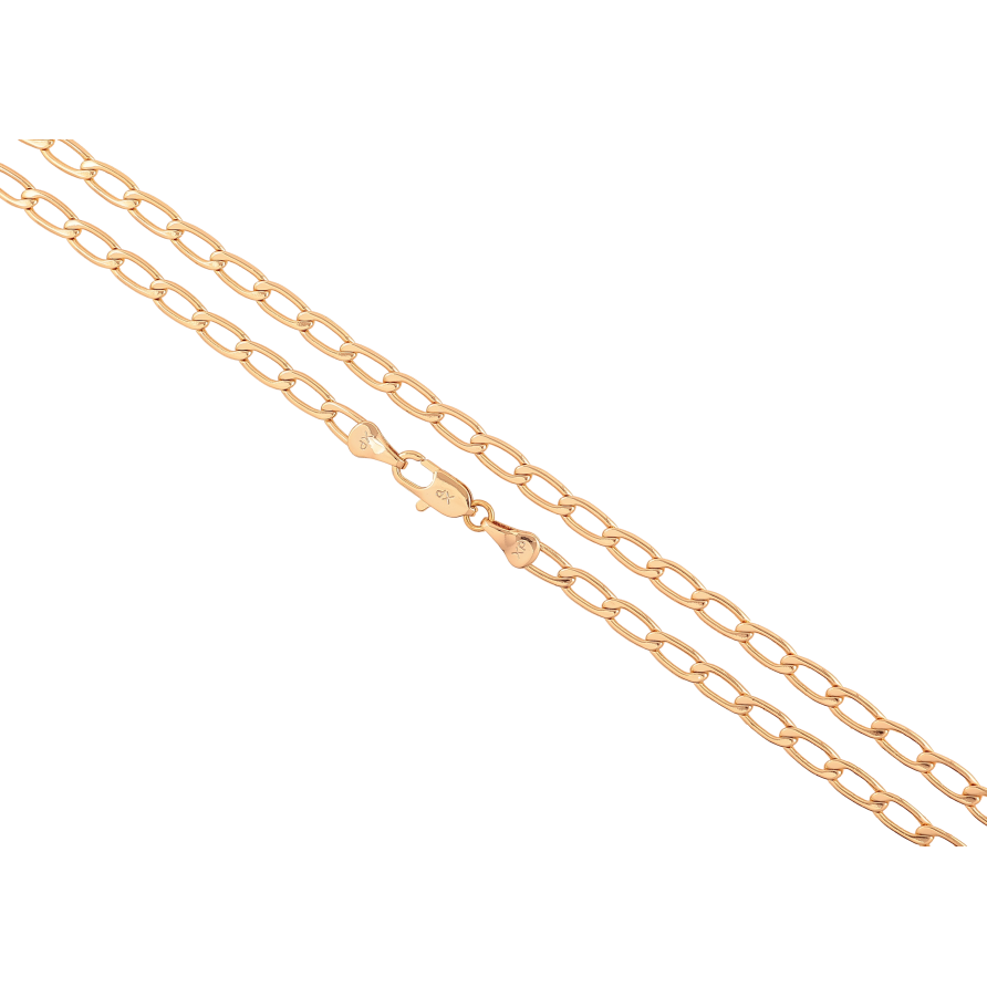 Цепочка Xuping цвет Позолота 18K "Плетение Панцирное" длинна 60см х 4мм фото №1 Цепочка Xuping цвет Позолота 18K "Плетение Панцирное" длинна 60см х 4мм фото №1