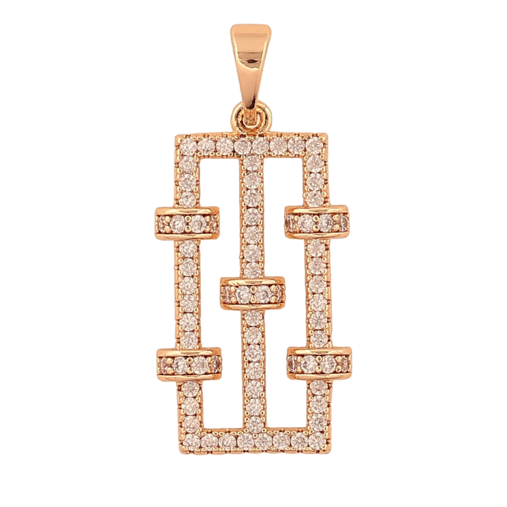 Кулон Xuping M&L цвет 18K "Узор с инкрустацией кристаллами" для цепочки до 5мм фото №8 Кулон Xuping M&L цвет 18K "Узор с инкрустацией кристаллами" для цепочки до 5мм фото №8