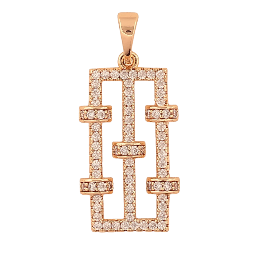 Кулон Xuping M&L цвет 18K "Узор с инкрустацией кристаллами" для цепочки до 5мм фото №1 Кулон Xuping M&L цвет 18K "Узор с инкрустацией кристаллами" для цепочки до 5мм фото №1