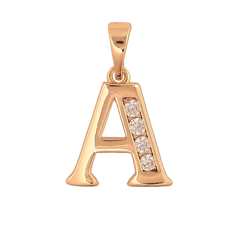 Кулон Xuping M&L цвет 18K "Буква A" для цепочки до 5мм фото №20
