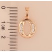 Кулон Xuping M&L цвет 18K "Буква О" для цепочки до 5мм фото №2