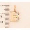 Кулон Xuping цвет Позолота 18K "Буква B" для цепочки до 5мм фото №2 Кулон Xuping цвет Позолота 18K "Буква B" для цепочки до 5мм фото №2