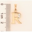 Кулон Xuping цвет Позолота 18K "Буква R" для цепочки до 5 мм фото №2